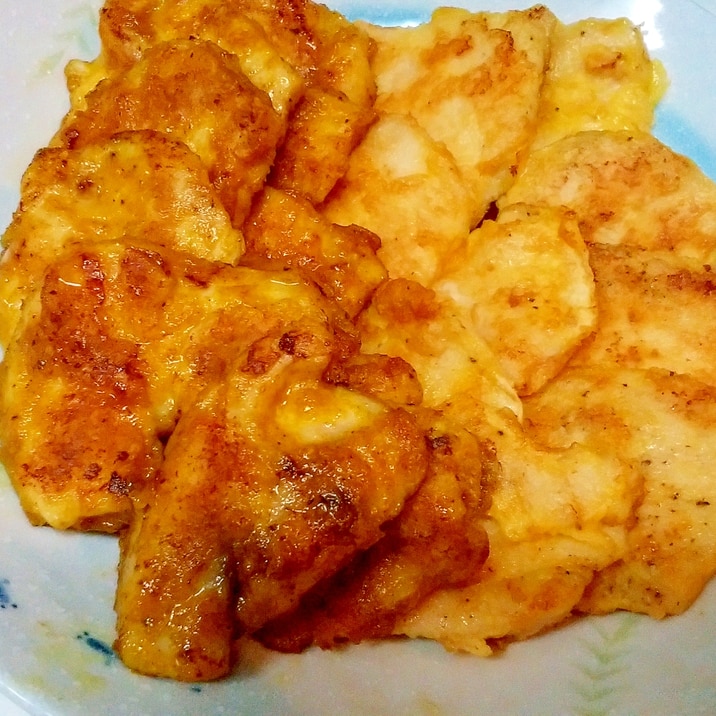 究極の節約レシピ!鶏むね肉1枚で2色のピカタ♪